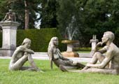 Bronze Sculpture, contemporary nude figure, Garden